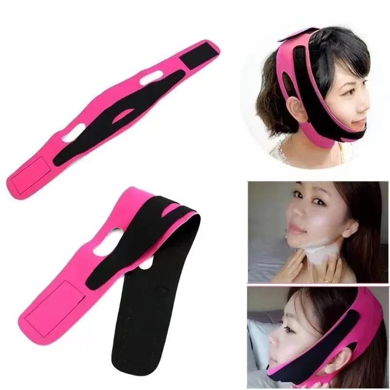 Reusable Face Slimming Bandage V Line Facial Shaper Chin Remover Lift Up Belt Face Massager Women Strap Skin Beauty Care