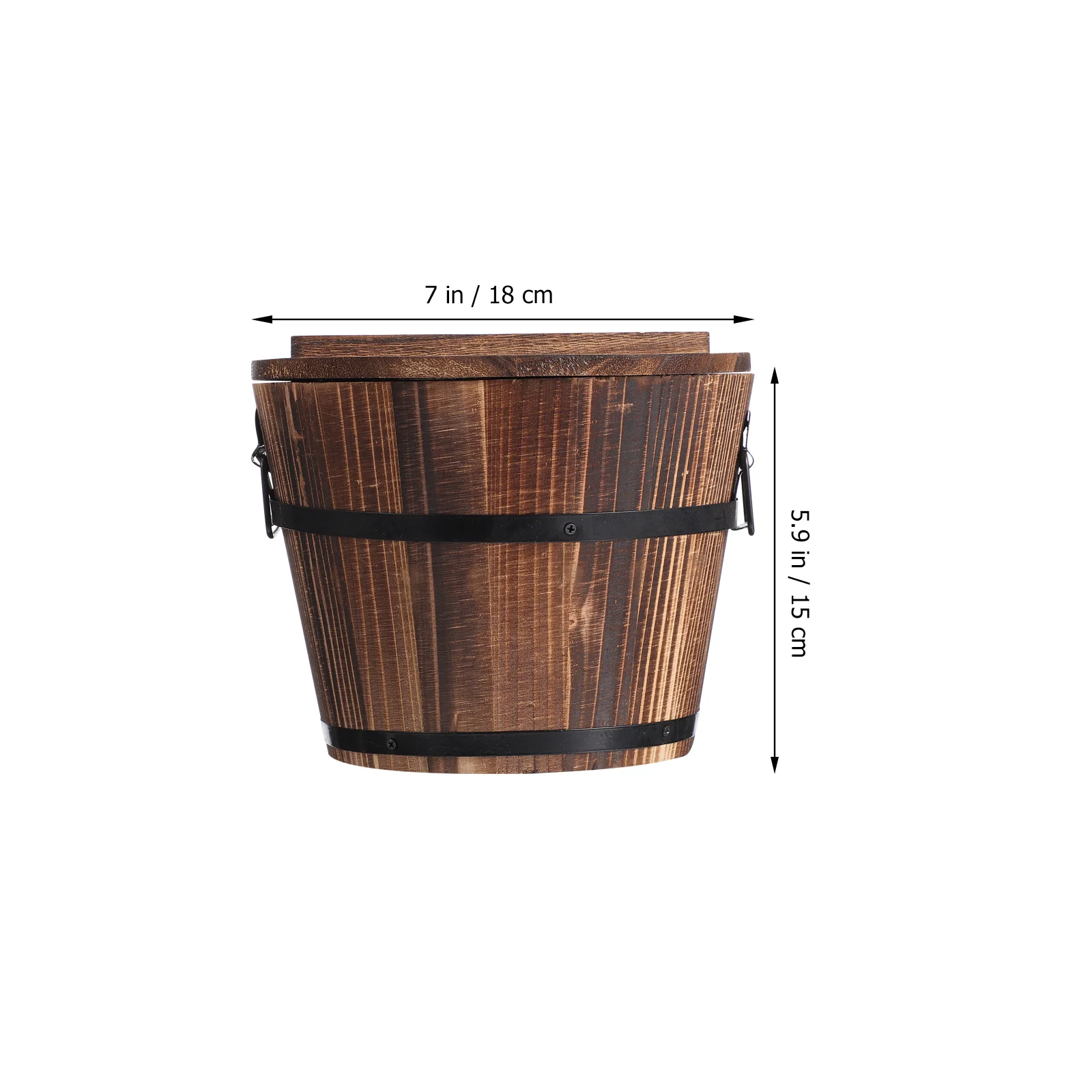 

1pc Food Container With Lid Multipurpose Household Storage Basket For Rice Tofu Sushi Home Hotel Restaurant Use Wood Storage Box
