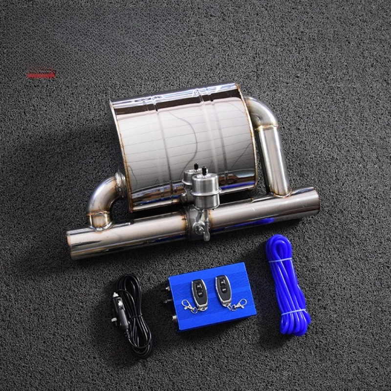 

Automobile remote control exhaust valve drum in and out pneumatic vacuum valve drum