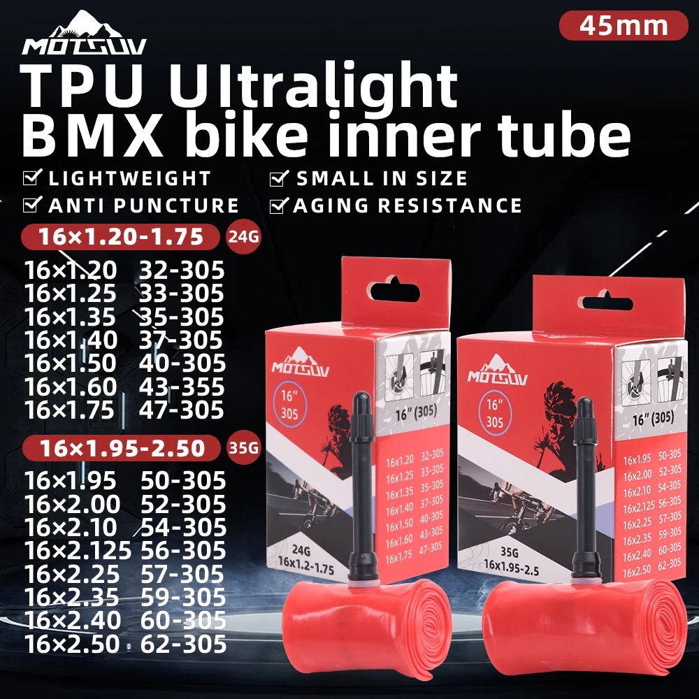 �y�Z�[�����zMotsuv-�o�C�Ntpu�C���i�[�`���[�u,�J�����^�C��,bmx�o�C�Npneu�p�[�c,16x2.1, 1.75, 1.95-2.5, 32-62-305 2.25, 305,16�C���`