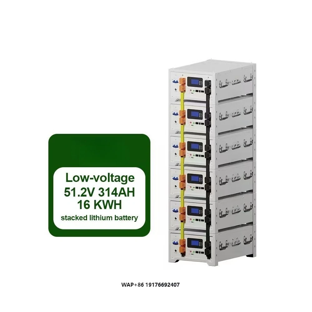 Energy Storage Battery Lifepo4 Lithium Battery 16kwh Low Voltage 51.2v 314ah for Off-grid Hybrid Hone Solar System