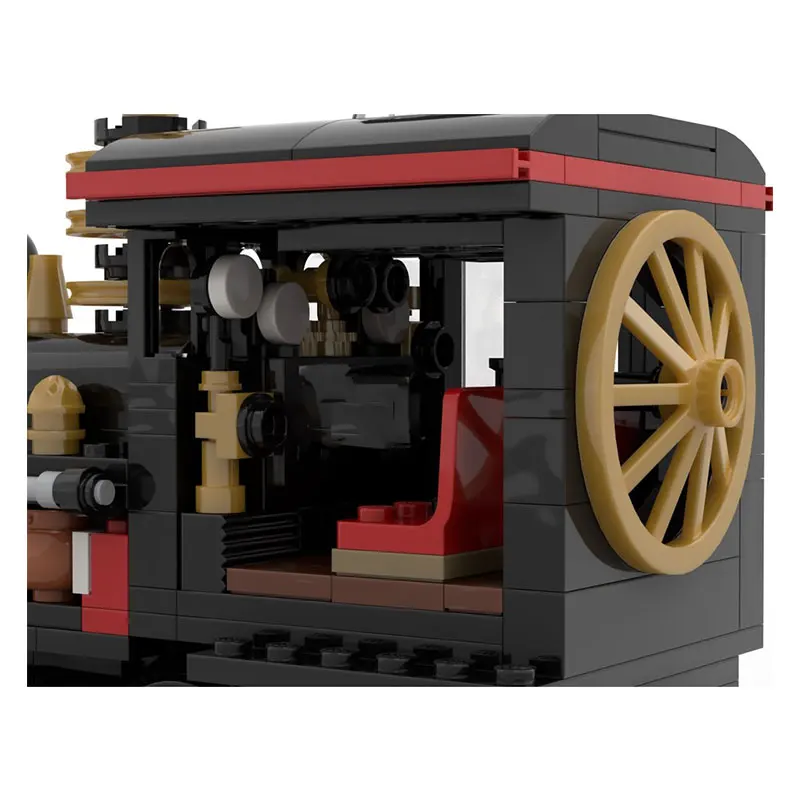 Moc trem série filme de volta para o futuro tempo blocos de construção diy montagem brinquedo blocos de construção presente educacional das crianças