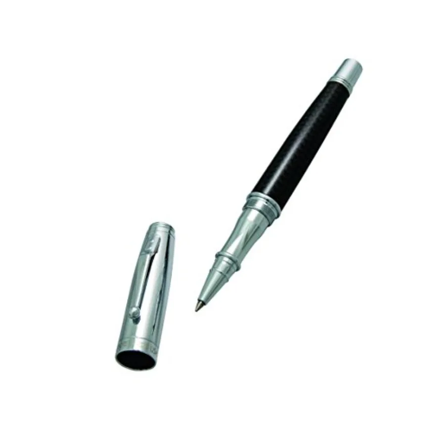 

USA Invincia Rollerball Pen - 18 Karat Plated Gold with - Refillable with Standard Rollerball Refills Premium Writing Instrumen