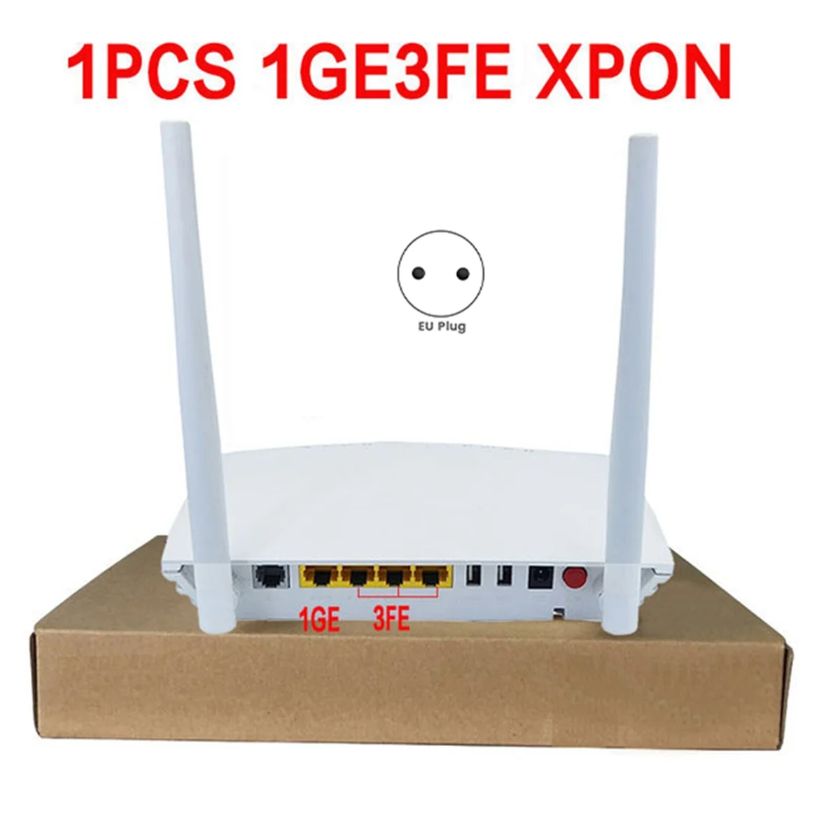 HOT SALE XPON Gpon EPON Onu for Ont GM630 Dual Band 4GE WLAN+2.4g&5g WIFI EPON ONT Optical Network Terminal EU Plug