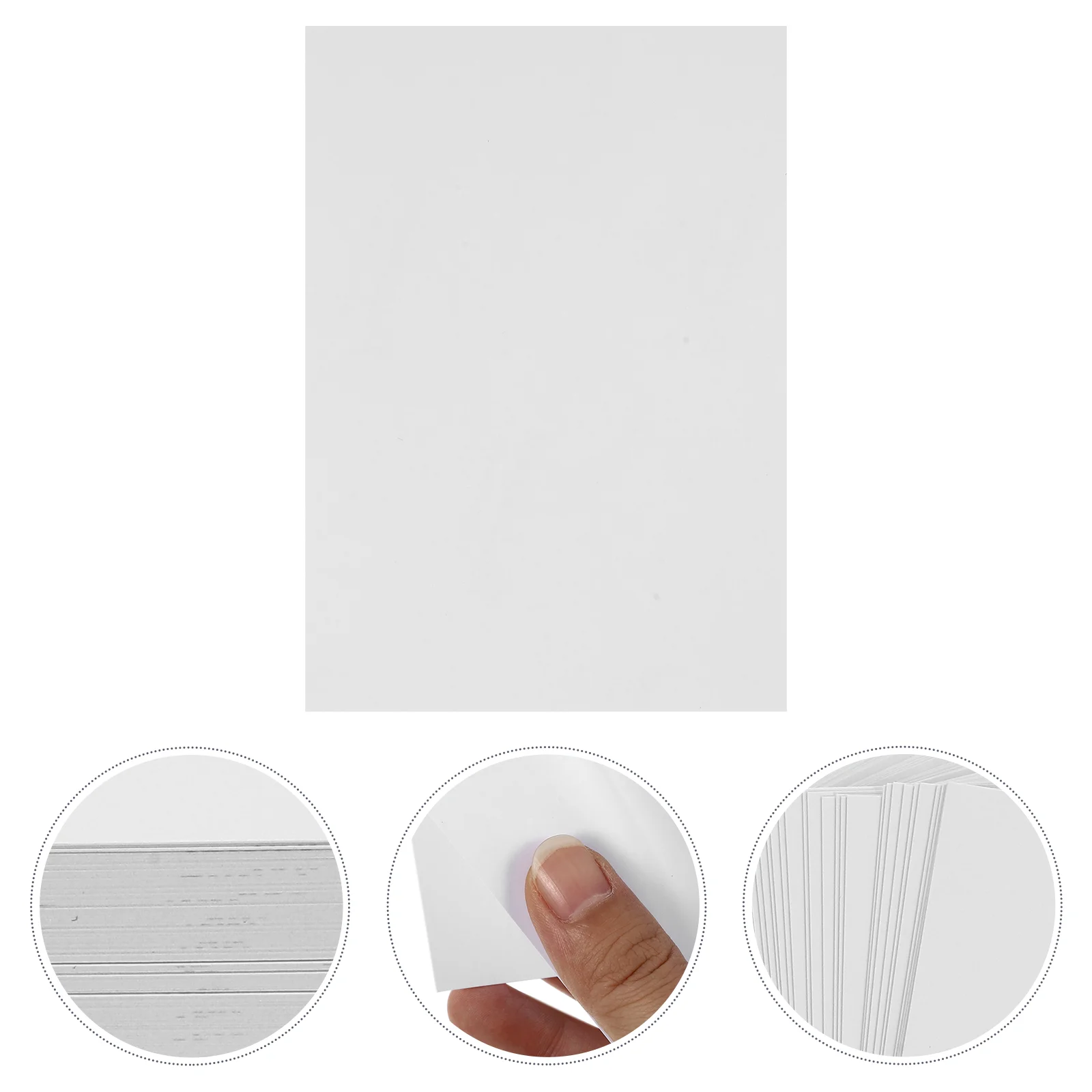 

100 Sheets Photo Paper Office Photographic Home Printing Accessory A4 White Glossy