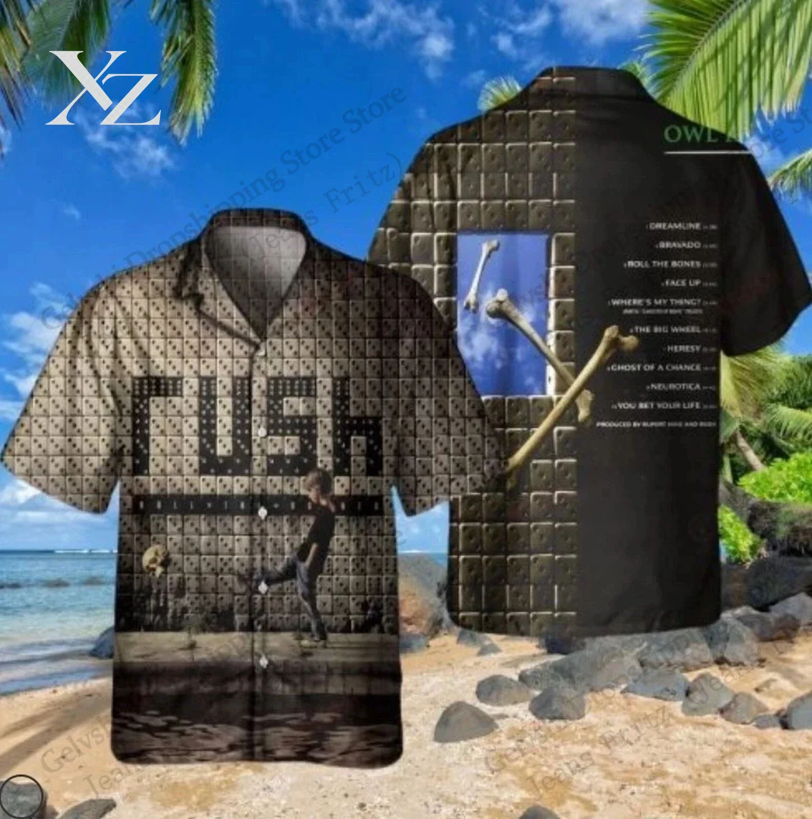 Rush Hawaiian Shirt Rock Band Rush 3d Print Shirts Men Fashion Hawaiian Shirt Short Sleeve Casual Beach Shirt Lapel Blouse Women