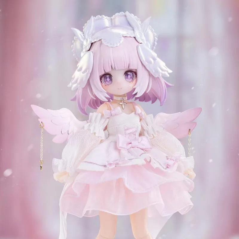 

Light and Shadow 1/8 BJD Articulated Doll Blind Box Collectible Cute Girl Figurine Desktop Decoration Birthday Gift