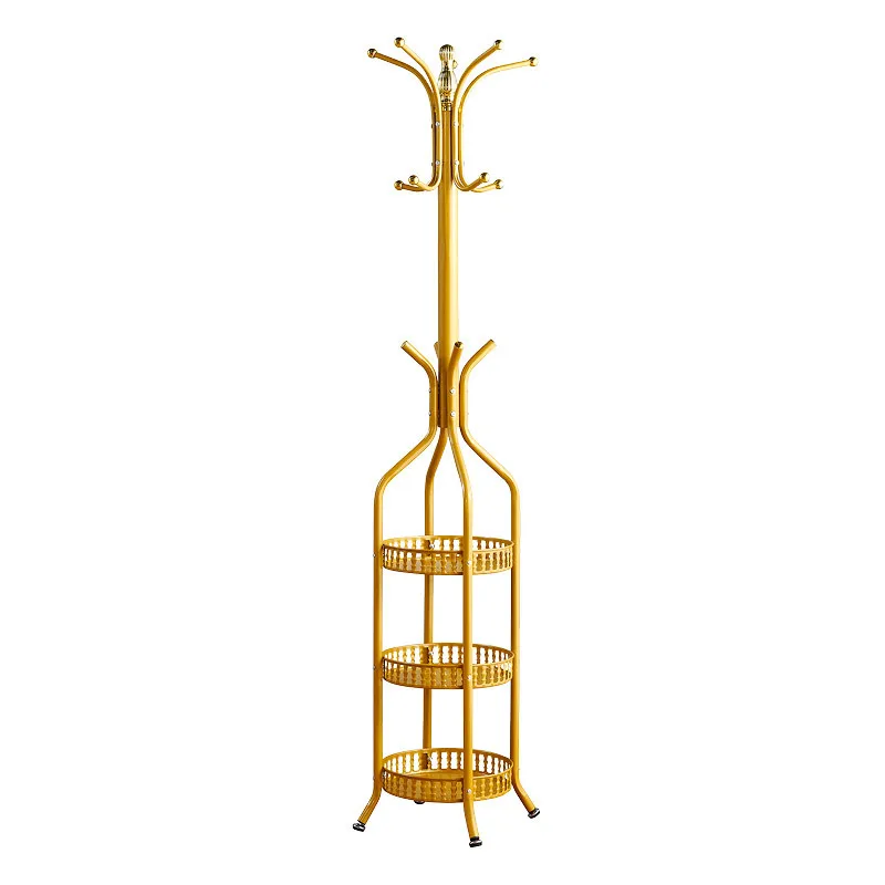 LH simple coat rack household bedroom bag rack living room wrought iron drying rack