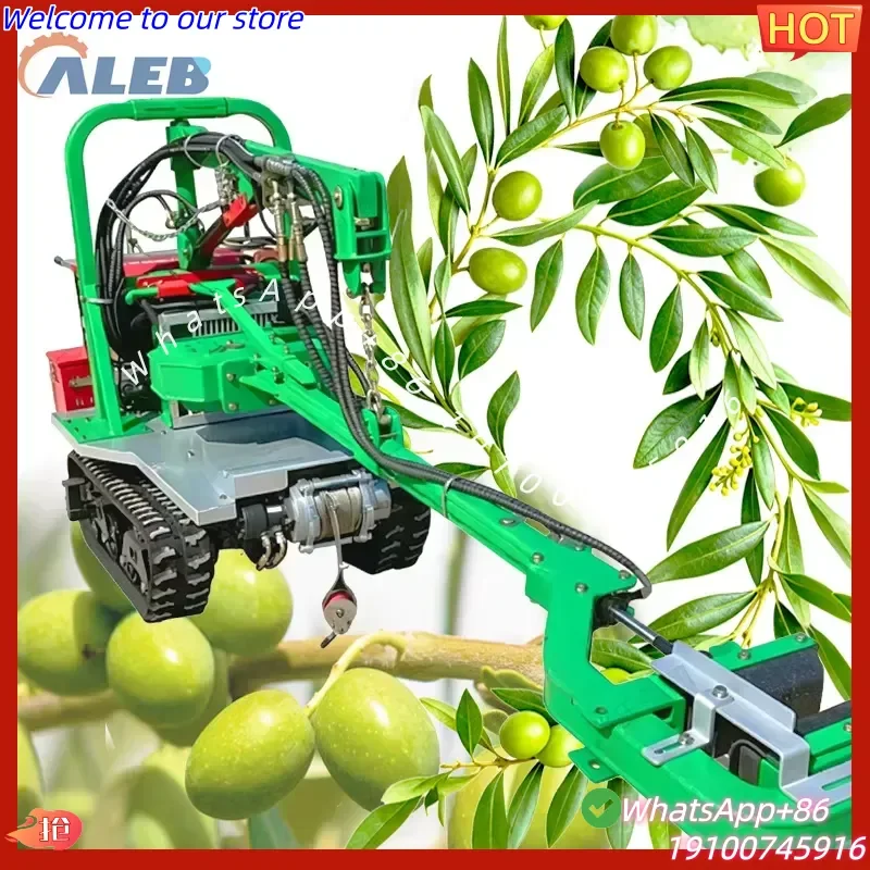 2026Hot Powered Self Propelled Fruit Shaker Walnut Harvesting Machine for Orchard Use Wheeled Tree Shaker