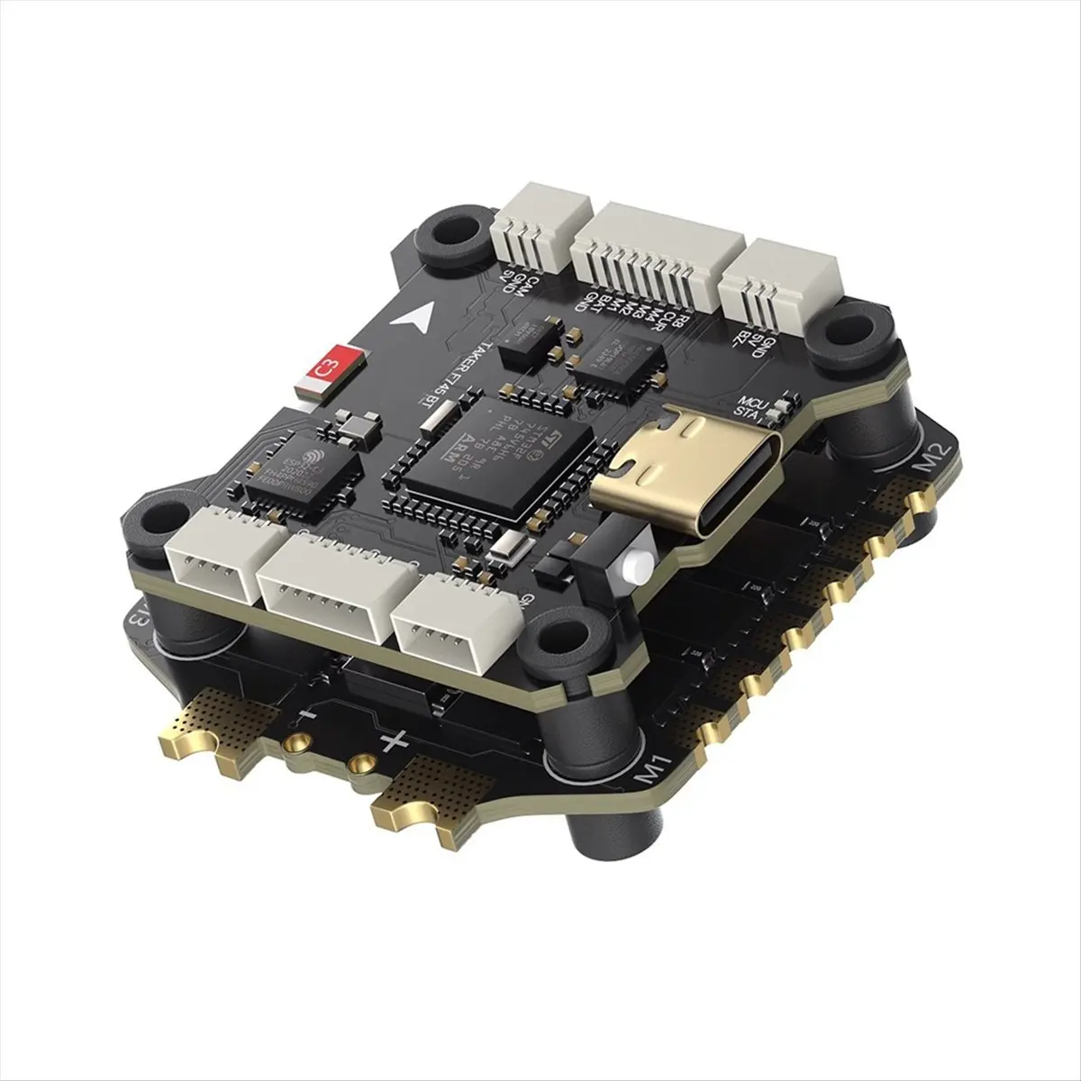 Y43A~!#TAKER F745 BT 8Bit 60A FPV Stack 60A 4-in-1 ESC with Dual Gyroscope 512MB Black Box 30.5x30.5mm for RC FPV Drone