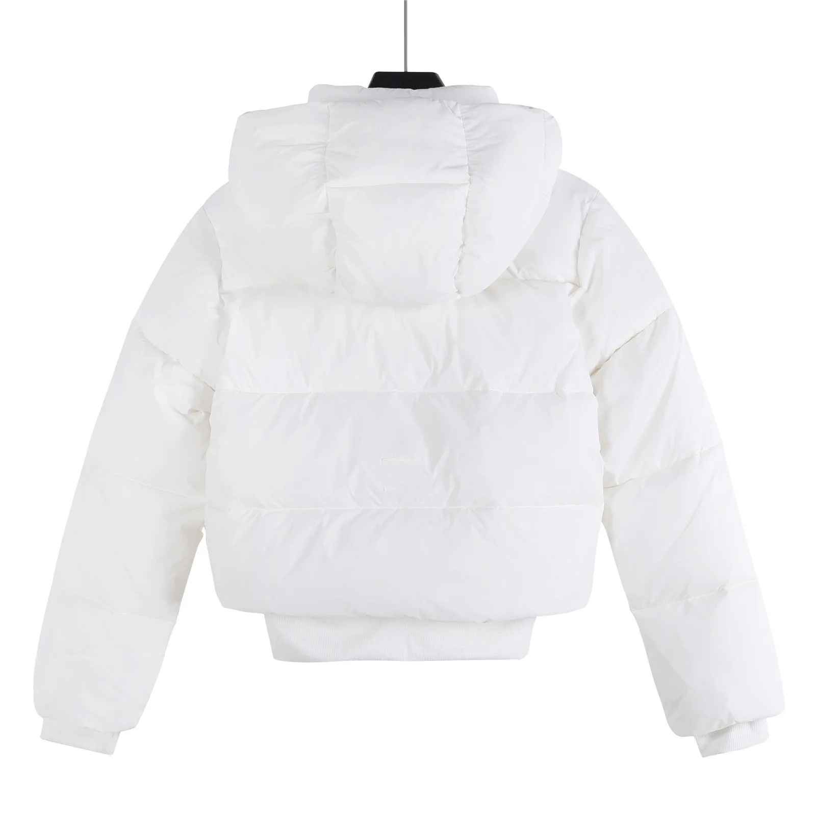 2025 neue Winter frauen Kurze Kapuze Unten Jacke Verdickt Warme Lose Outdoor Sport Mantel