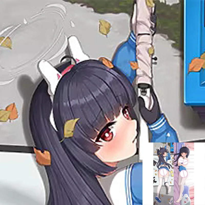 Dakimakura أنيمي وسادة غطاء فتاة شابة الثدي مزدوجة الوجهين طباعة 2Way غطاء الوسادة هدايا عيد الميلاد