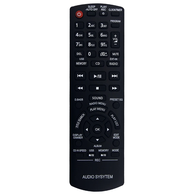 Compatible con Panasonic Audio SA-AKX32PH SA-AKX54PH SA-AKX74PH SA-AKX92PR mando a distancia N2QAYB000637 repuestos