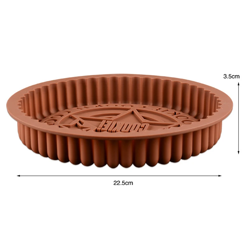 COOKIE Silicone Cake Mold for Pizza Chocolate Ice Cream Mousse Pastry Dessert Jelly Pudding Bread Bakeware Pan Decorating Tools