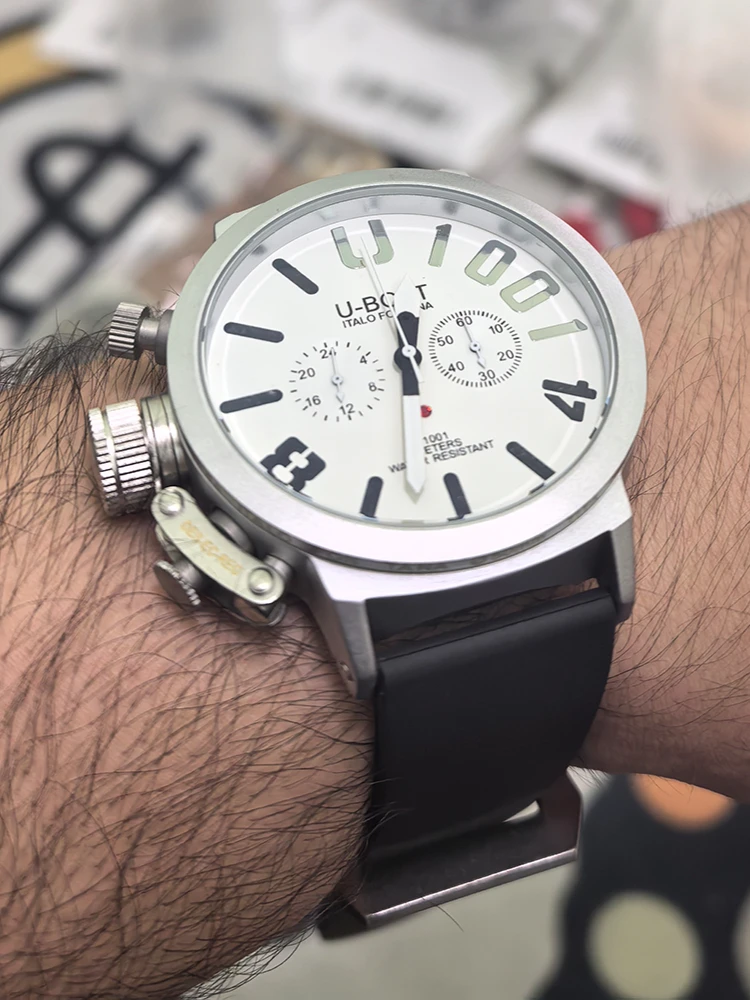 Schöne Top-AAA-Uhren der Marke U-BOAT im Sonderangebot, Genfer Uhren für Herren, Multifunktions-Chronograph-Armbanduhr, Business-Sport-AAA-Uhren