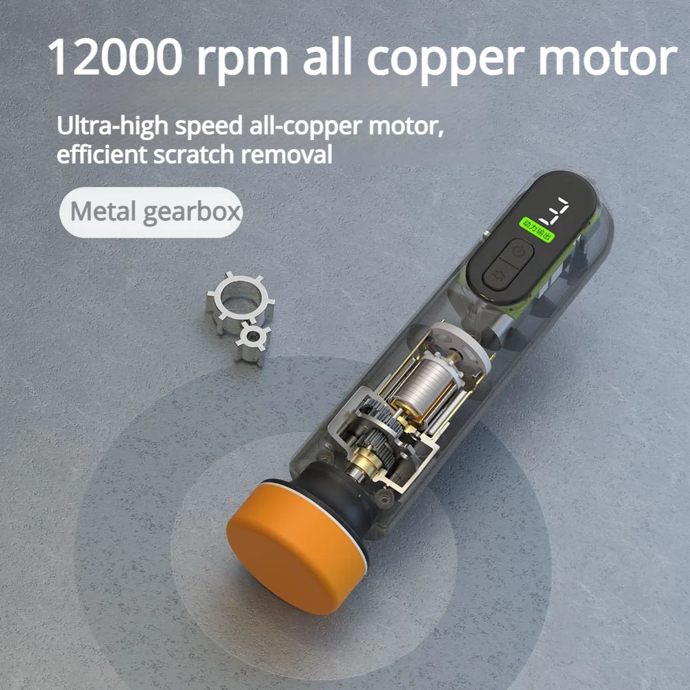 نموذج جديد سيارة الملمع يده آلة تلميع لاسلكية نافذة السيارة زجاج زجاج فيلم النفط آلة تنظيف الصبح Repai #2