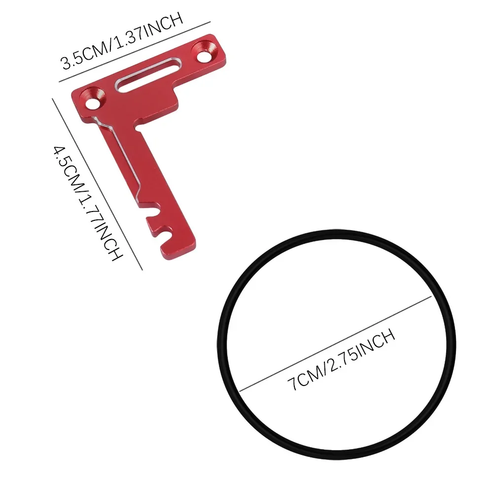 Ensemble de support de batterie court en métal pour Tamiya, support rapide, TT02 TT02B TT02 TT02D TT02R TT02backpack TT02S, pièces de mise à niveau de voiture RC