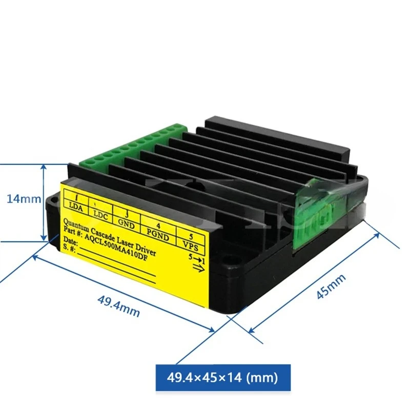 Quantum Laser Driver AQCLxA410DF 10V-28V Maximum Output Current 3A