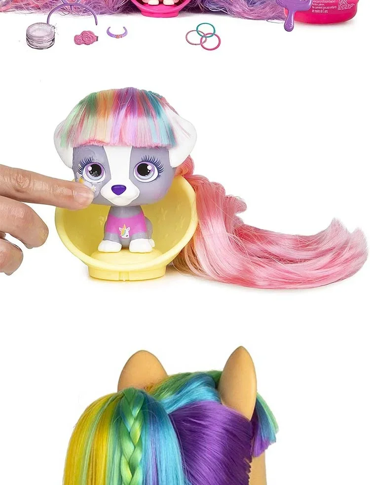 Ich liebe Vip Pets Surprise Hair Reveal Reborn Doll Surprise Tress Langes Haar-Styling für Puppen mit Haaren für Frisuren Spielzeugpuppe – Detail 16