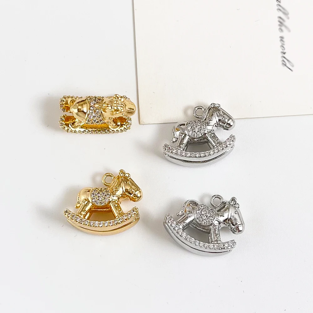 

Cordial Design 10Pcs 14*18MM Hand Made/Genuine Gold Plating/Copper Pendant/Jewelry Accessories/Horse Shape/DIY Charms #195781