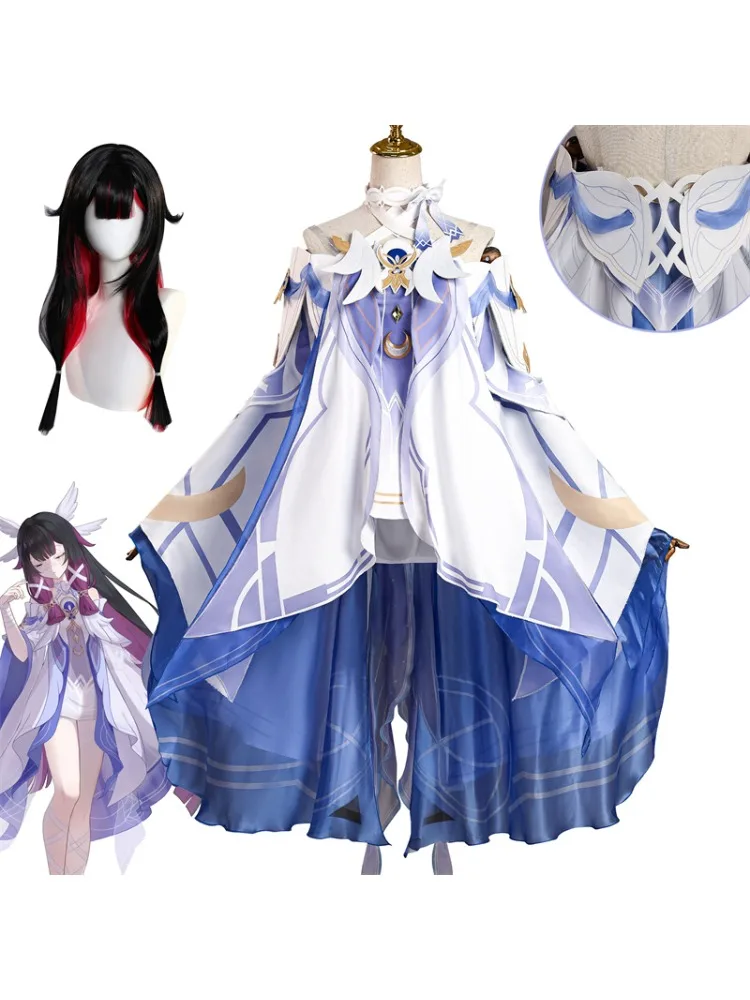 Genshin Impact Columbina Cosplay Kostüm Uniform Halloween Kostüme Frauen Spiel Damselette