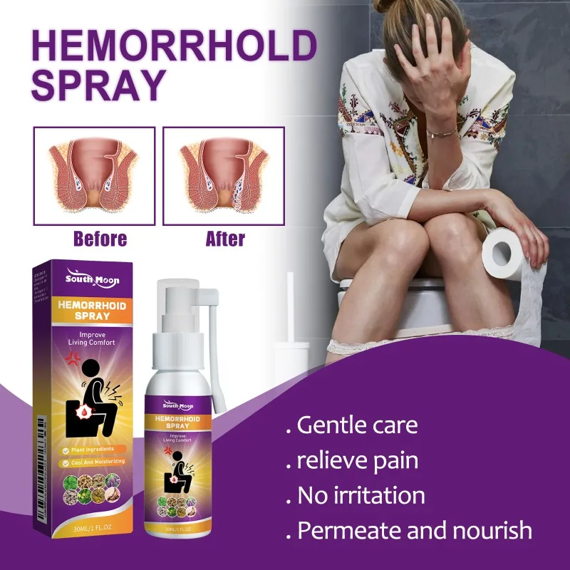 Hemorrhoids Removal Internal External Mixed Hemorrhoid Pain Treatment Herbal Spray Anal Fissure Chinese Medicine