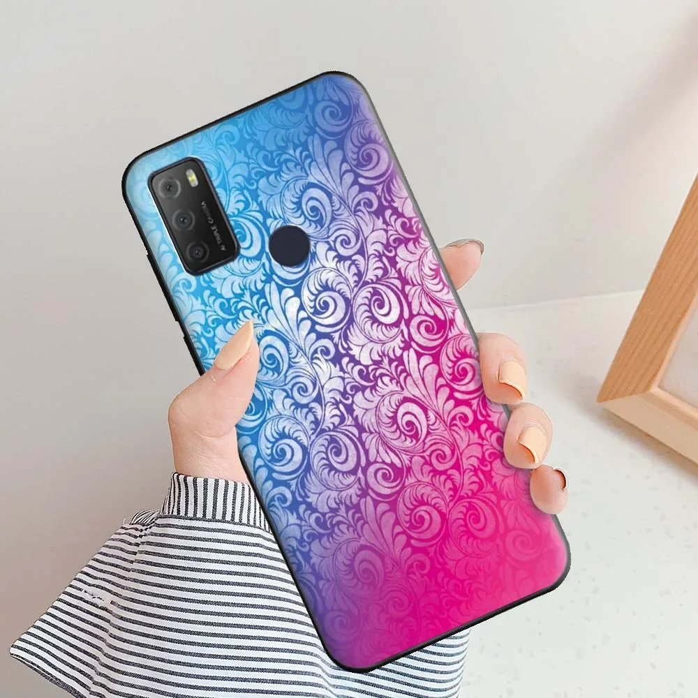 For Alcatel 1S 2021 Case 6025H 6025D Silicone Soft Fashion TPU Phone Cover for Alcatel 1 S 2021 Case Funda Alcatel 1S 2021 Coque