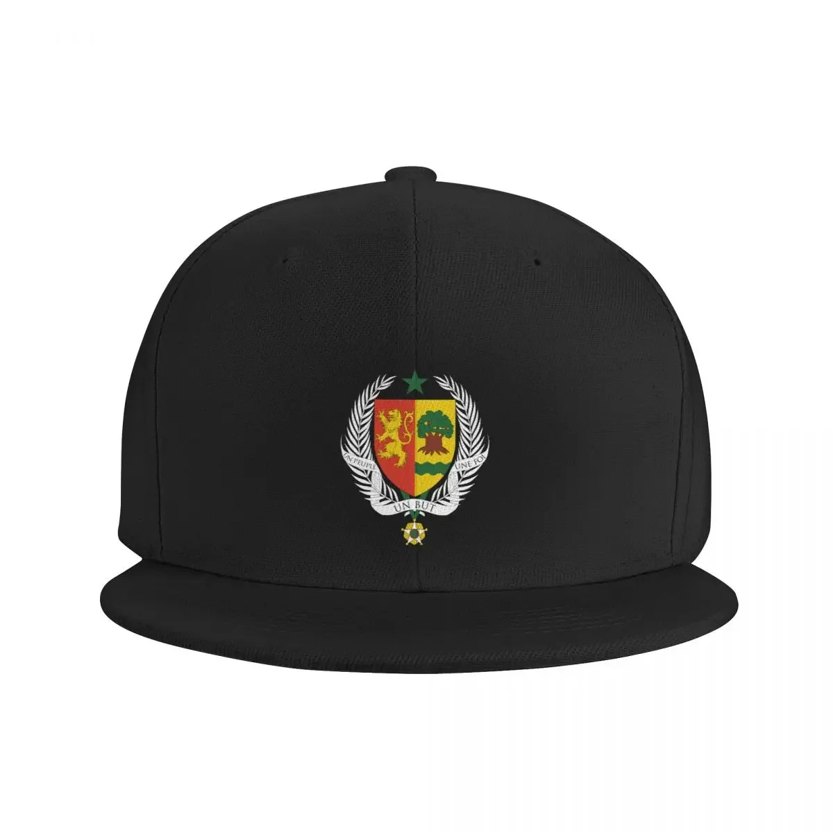 Fashion Coat Of Arms Of Senegal Flag Hip Hop Baseball Cap Summer Flat Skateboard Snapback Dad Hat