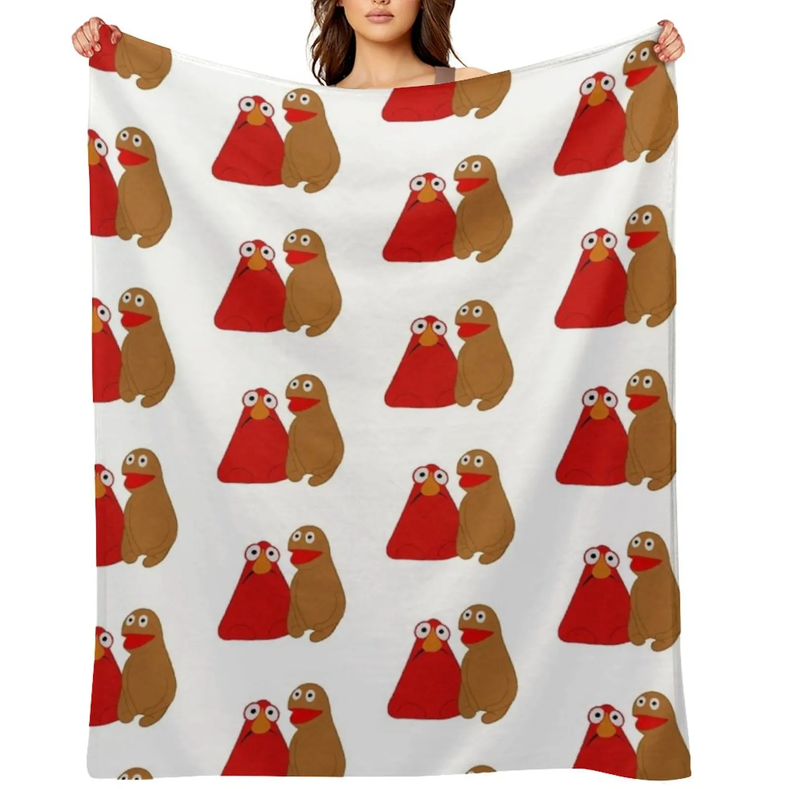 

Wilkins and Wontkins Puppets Throw Blanket Blankets For Sofas Multi-Purpose Soft Big Extra Large Throw Blankets