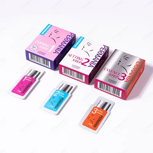 Imagen 2 del producto 10 Uds Permania pestañas levantando pegamento paso 1 2 3 Kit de levantamiento de pestañas rizado extensiones de pestañas profesionales herramientas de maquillaje adhesivas