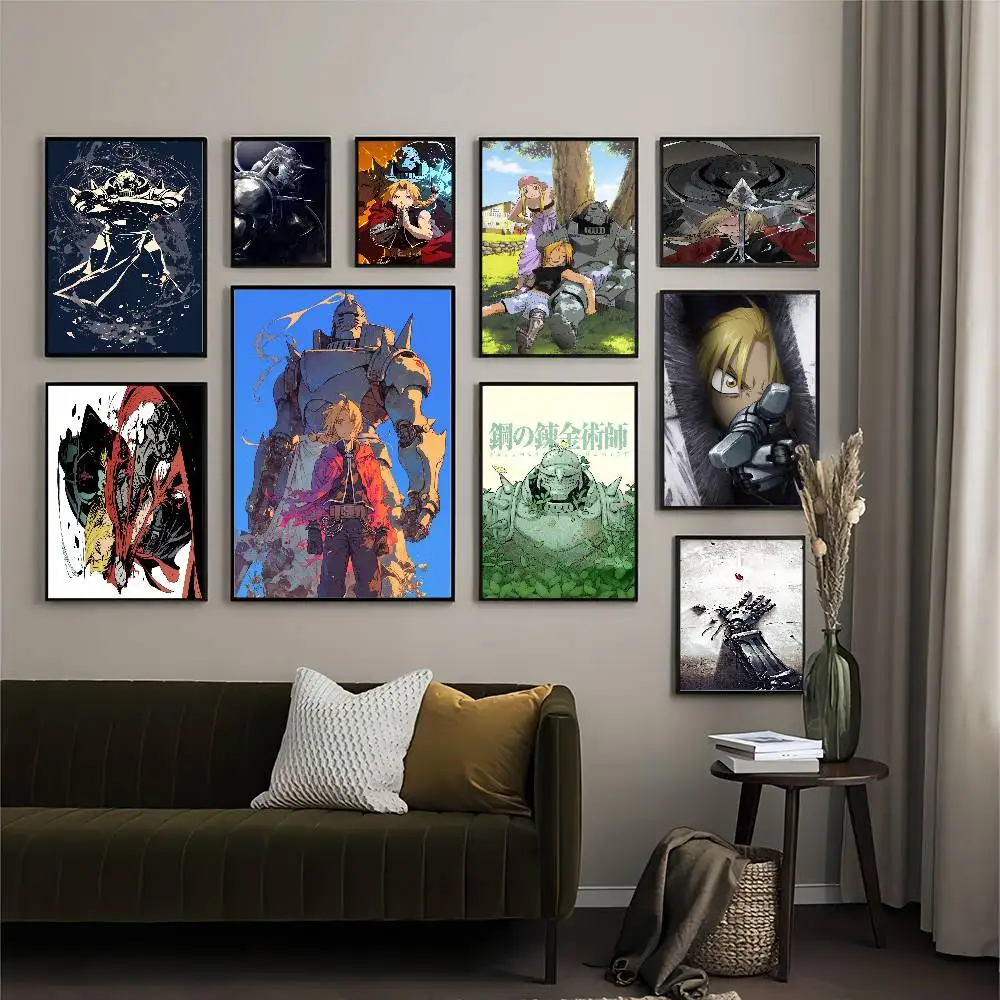 Anime Games Fullmetal Alchemist Classic Movie Posters HD Quality Poster Wall Art Painting Study Nordic Home Decor