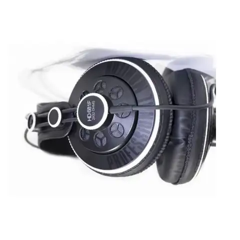 Superlux HD681F Professional Semi-Open Monitor Headphone with Adjustable Headband and Flat Frequency Response for Monitoring
