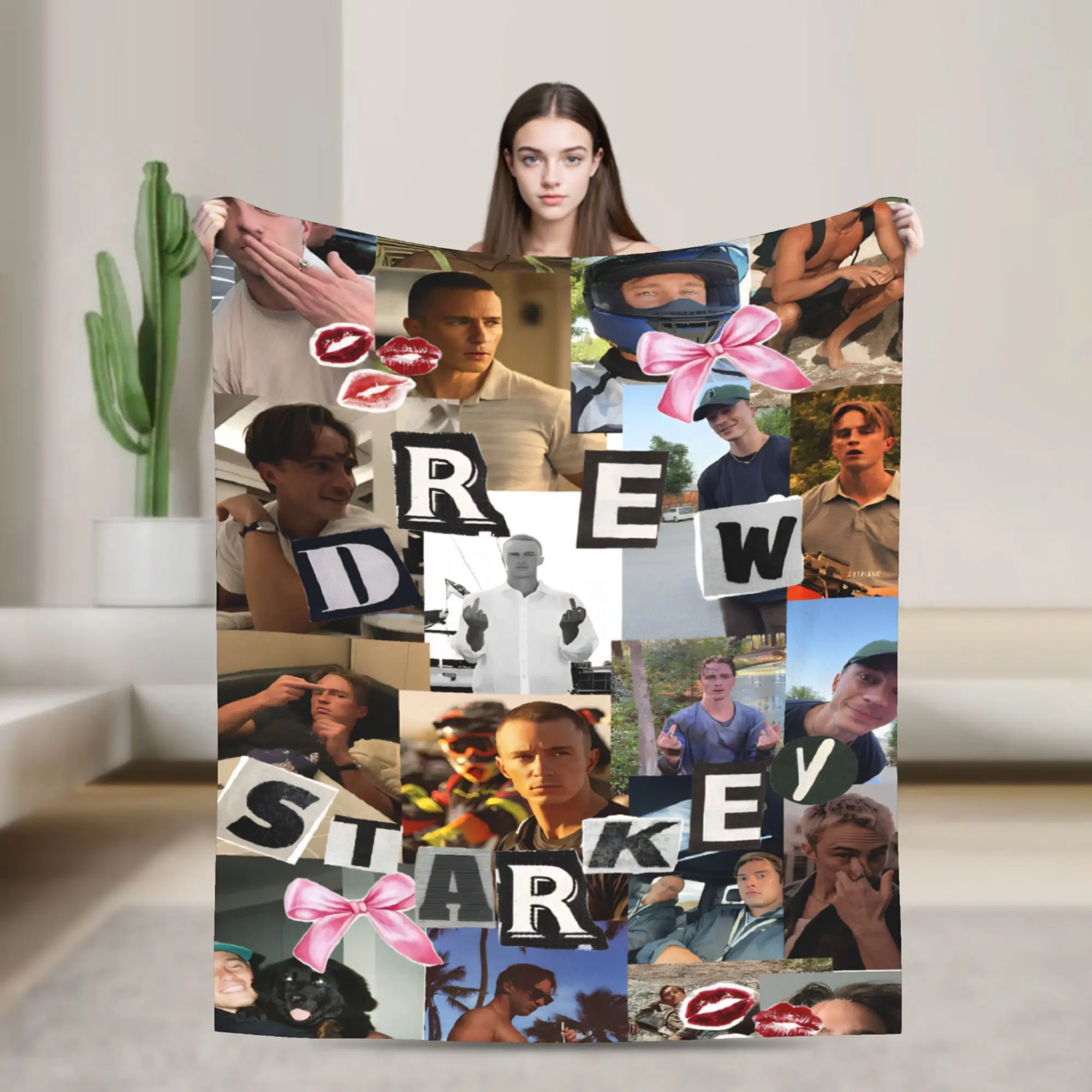 Starkey Rafe Cameron Blanket Multi-size Soft and Lightweight  Throw Blankets for Sofa Couch and Bed