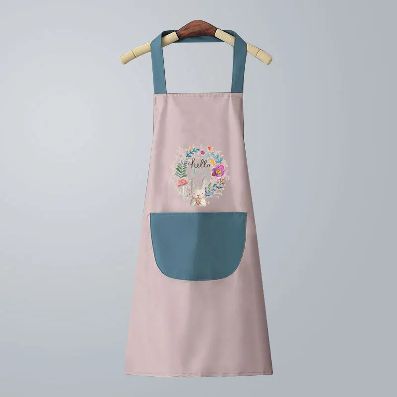 Hand-wiping Kitchen Household Cooking Apron Oil-proof Waterproof Men Women Adult Waist Fashion Coffee Overalls Wipe Hand Apron