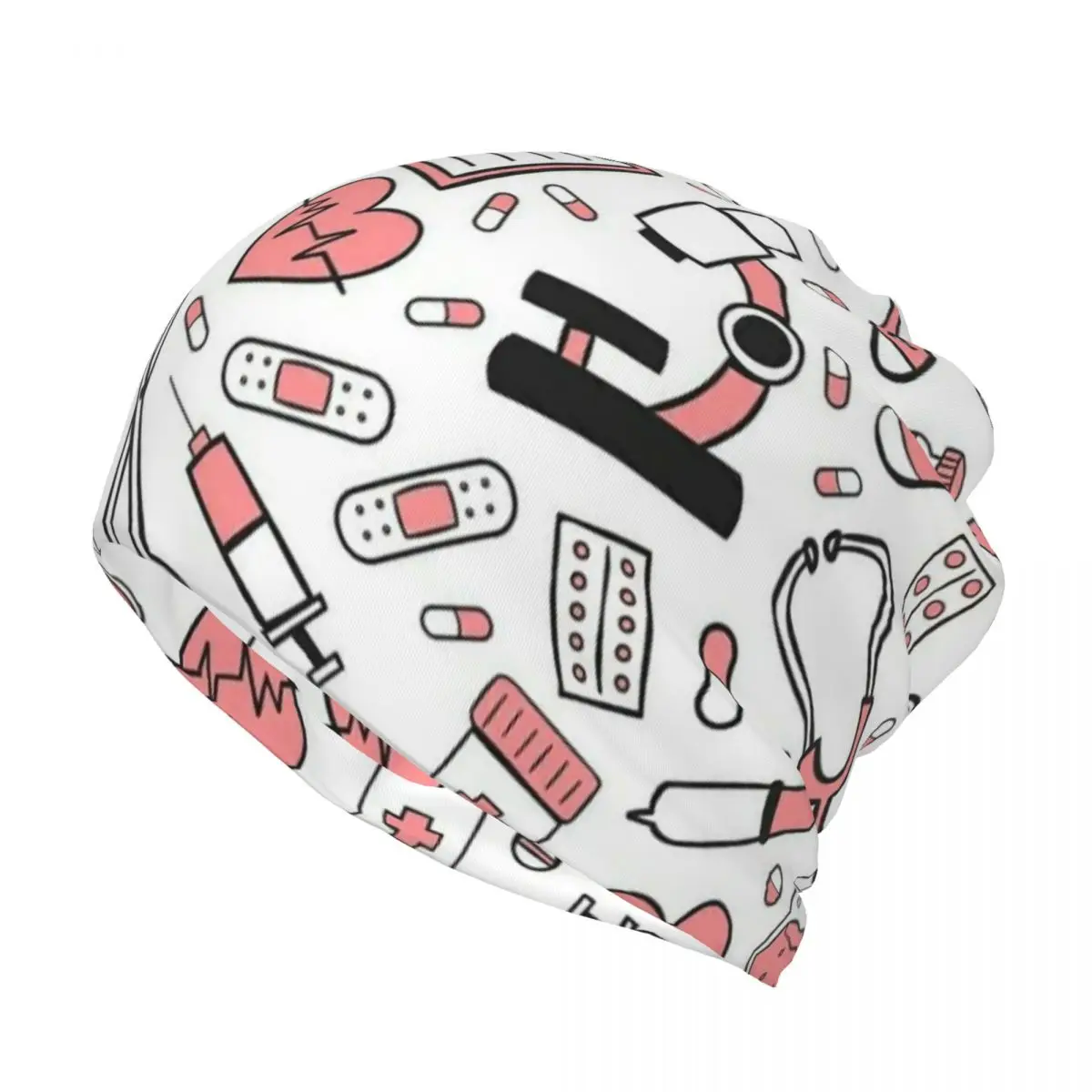 Enfermera En Apuros Doctor Nurse Medical Bandana Neck Cover Mask Scarf Warm Balaclava Beanies Hat Unisex Adult Washable
