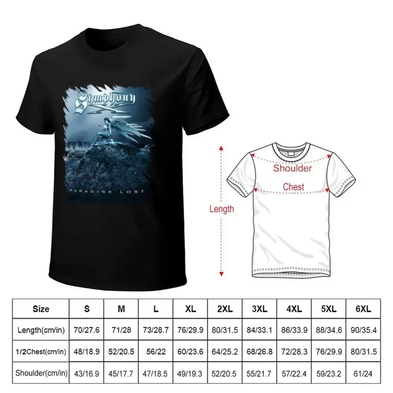 Symphony X paradise lost pullover sweatshirt T-shirt customs design your own blouse plain Plain White T shirts men