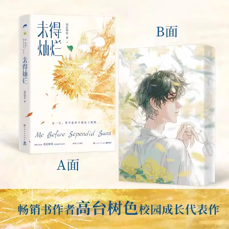 Me Before Splendid Sun Original Novel Volume 1 Jing Can, He Pingyi Youth Campus Story Romance BL Fiction Book