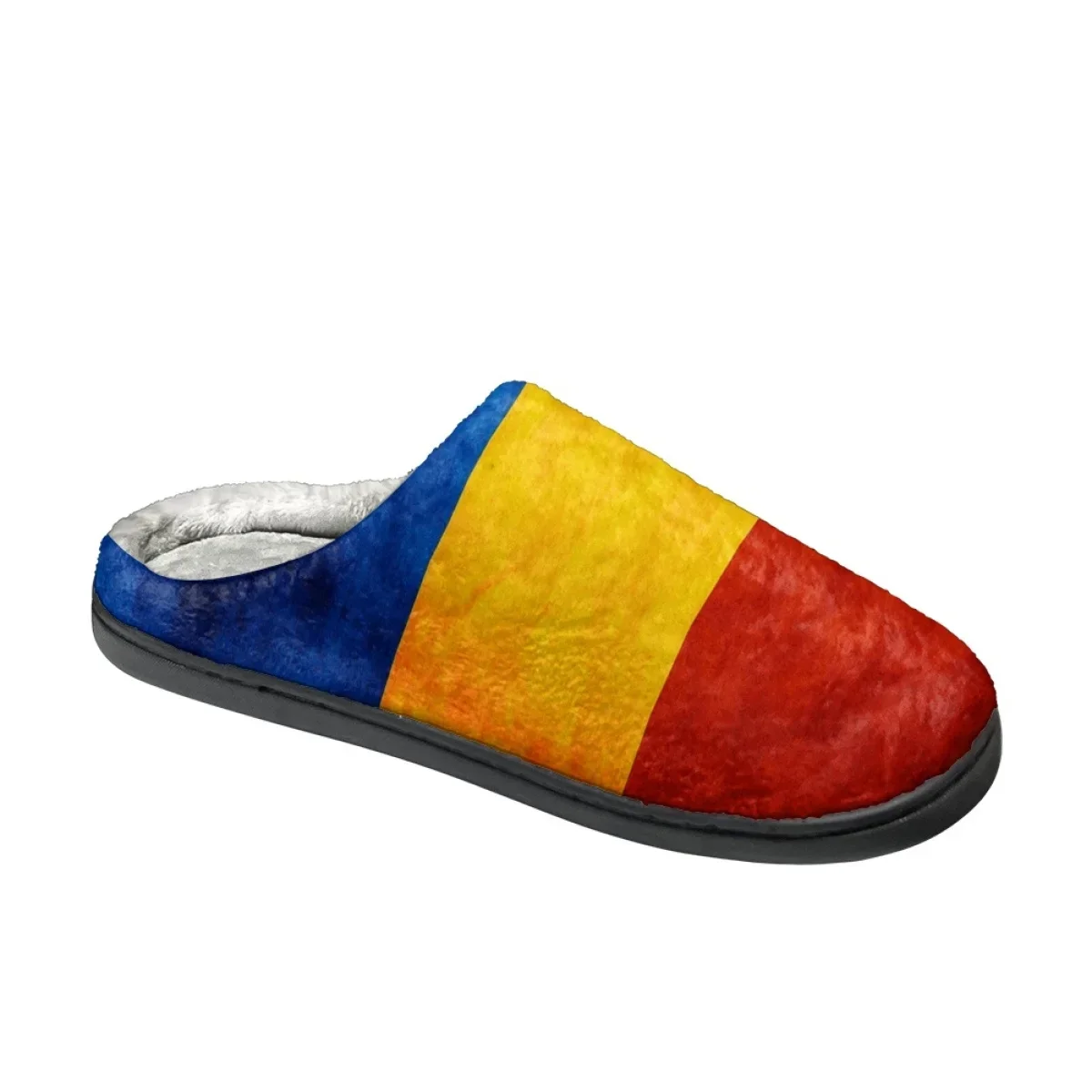 Casual Flats Indoor Floor Slippers Flag Of Romania Women's Warm Home Cotton Slippers Comfortable Non-slip Men Footwear Zapatos