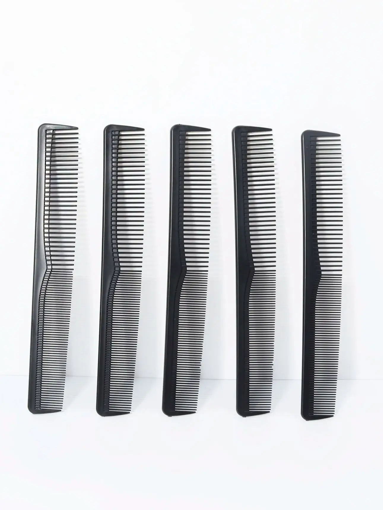 Fibra de carbono dupla face corte pente, adequado para todos os tipos de cabelo, anti-estático e