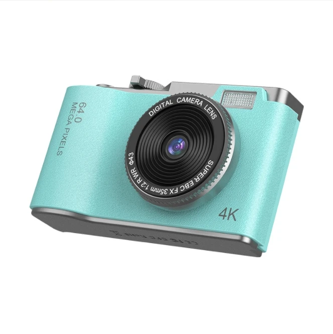 YYHC-4K HD Digital Camera CCD Retro Fashion Camera Digital Point Shoot with 16X Zoom Anti Shake  1080P Camera 