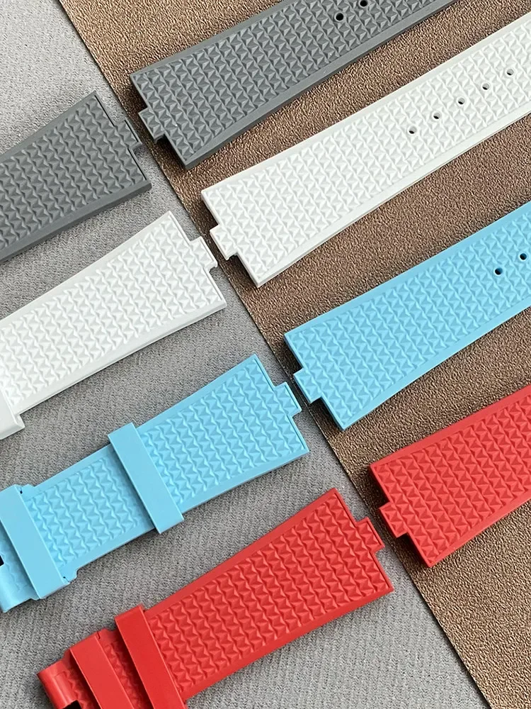 Compatible with Vacheron Constantin VC Overseas original fluororubber strap 4500V 5500V 7900V quick release 7mm