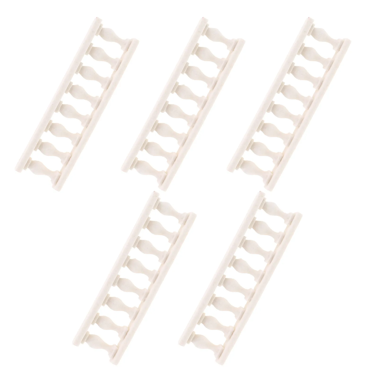 

5Pcs Miniature Fence Micro Landscape Decoration Mini Railing Garden Fence Flower Pot Ornament Creative Craft Accessories