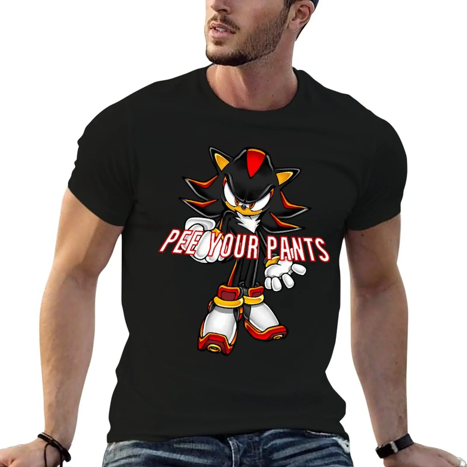

Pee your pants T-Shirt cotton tshirt 100% t shirts for man cotton funny T-Shirt
