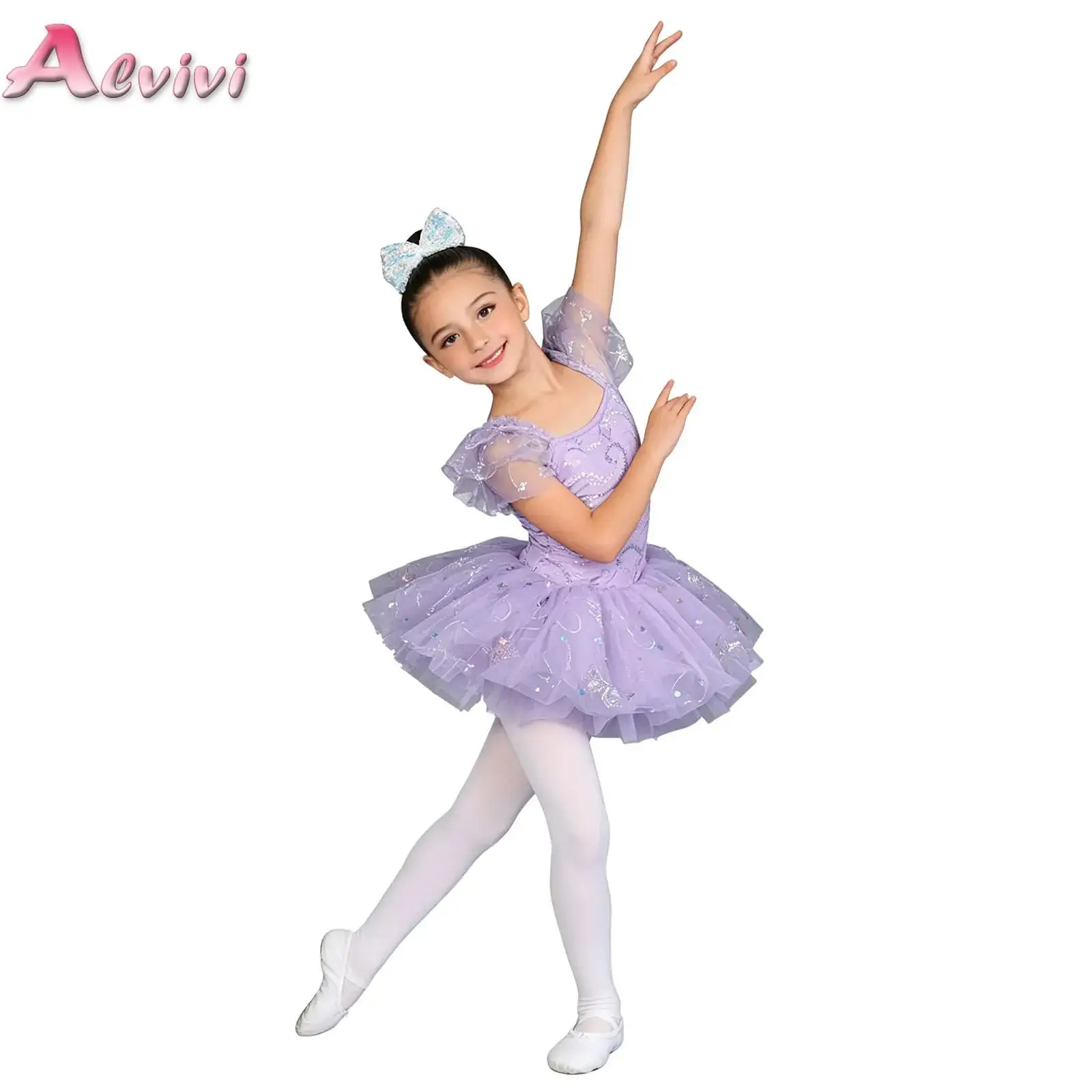Kids Princess Performance Clothes Children Clothing Elegant Ballet Dress Leotards for Girls Dance Wear Stage Costumes Outfits