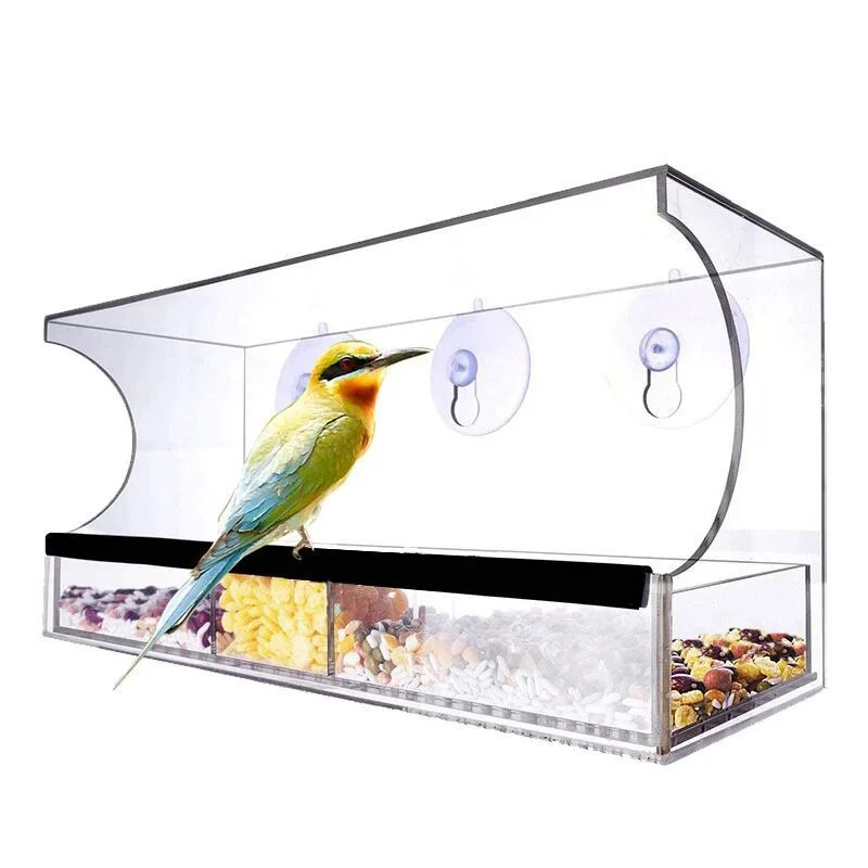 

Multi-function Outdoor Hanging Automatic Bird Feeder Lazy Bird Feeder Retractable