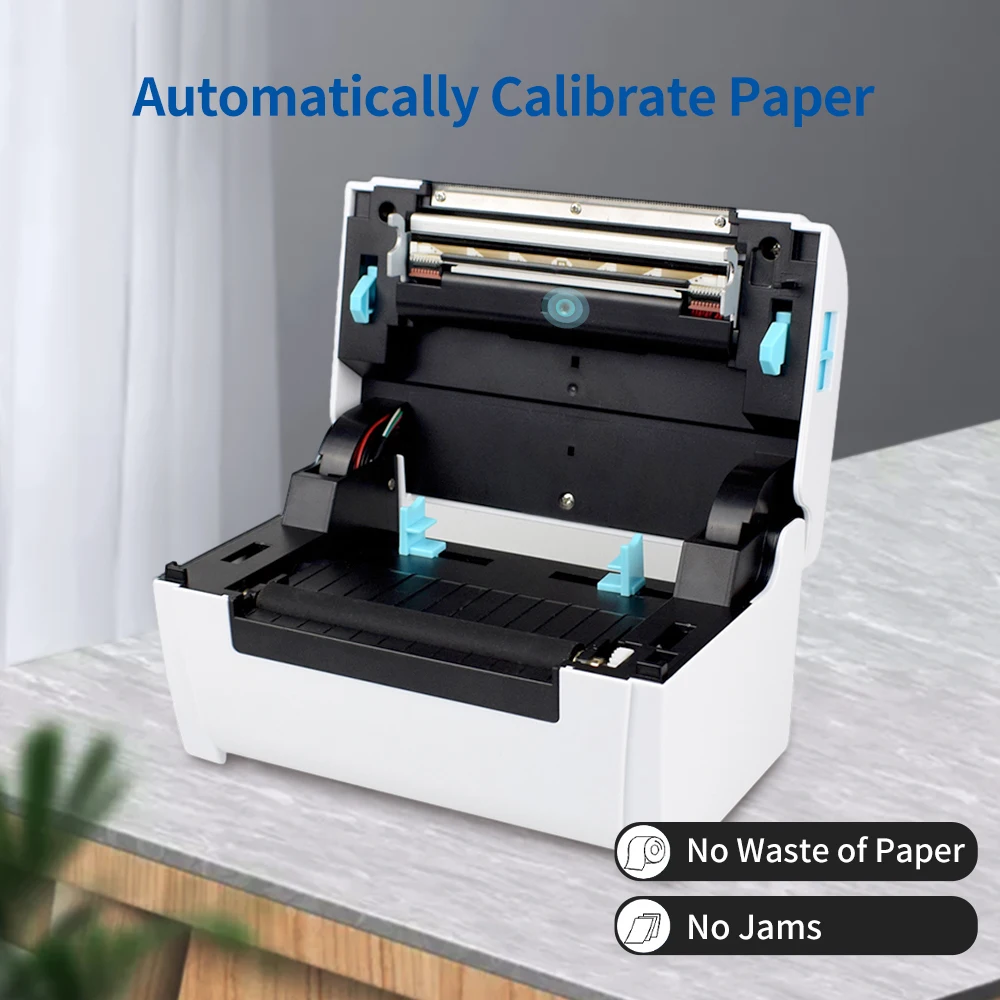 4x6 110mm A6 Label Printer Commercial Grade Direct Thermal Printer Compatible with Etsy, EBay