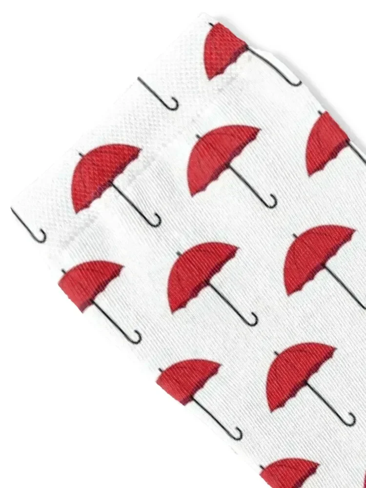 Red umbrella Socks luxe sports and leisure crazy Ladies Socks Men's