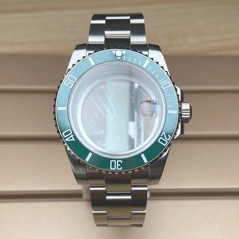 40mm NH35 Uhrengehäuse 316 Edelstahl-Uhrenarmband Saphirglas für Seiko NH35 NH34 NH36 NH38 Miyota 8215 Uhrwerk 28,5mm Zifferblatt – Detail 9