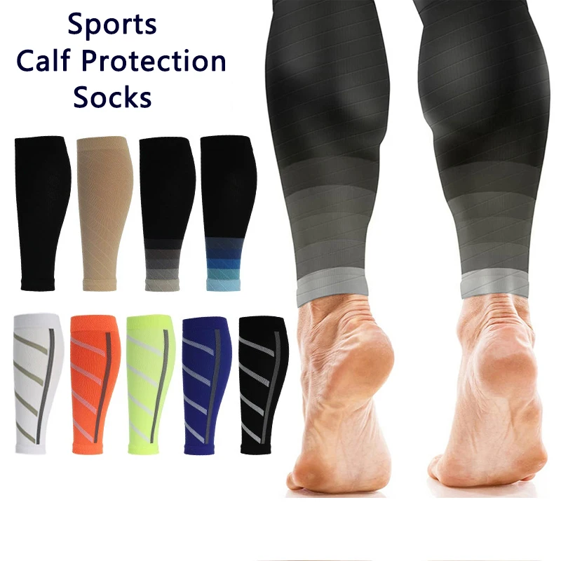 

Calf Compression Socks Sleeves Running Leg Elastic Socks for Men Women Outdoor Sports Shaping Football Pressure Socks For Hiking