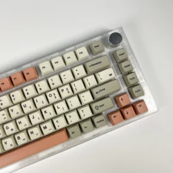 XDA PBT Keycaps Retro 9009 Korean/Russian/English Keycap For GMK67 Mechanical Keyboard Gaming Dye Sublimation Key Caps Set 6.25u